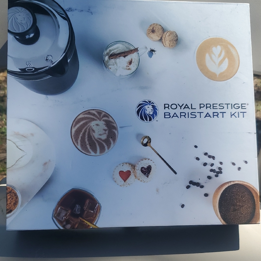 Royal Prestige Baristart Kit - White Coffee & Tea Accessory Set